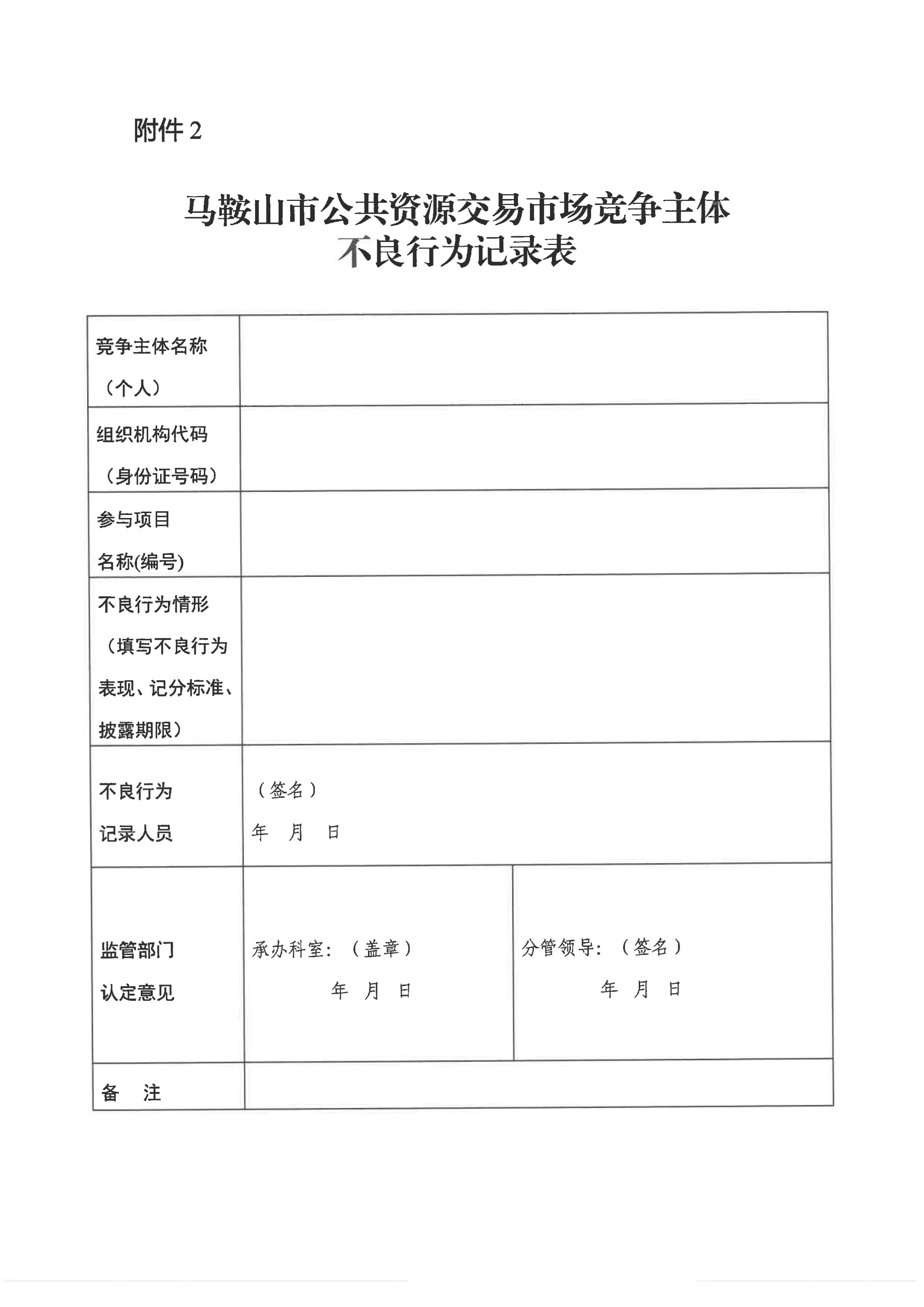 关于印发《马鞍山市公共资源生意市场竞争主体不良行为治理步伐》的通知
